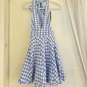 Free People Gingham Mini Dress